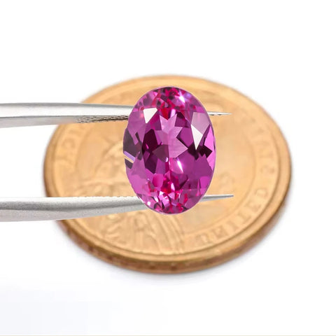 Pink Ruby Faceted Gems-ToShay.org