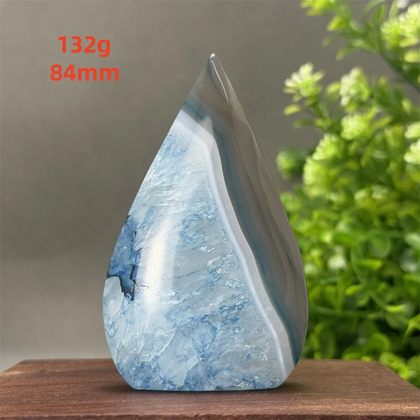 Blue Agate Torch-ToShay.org