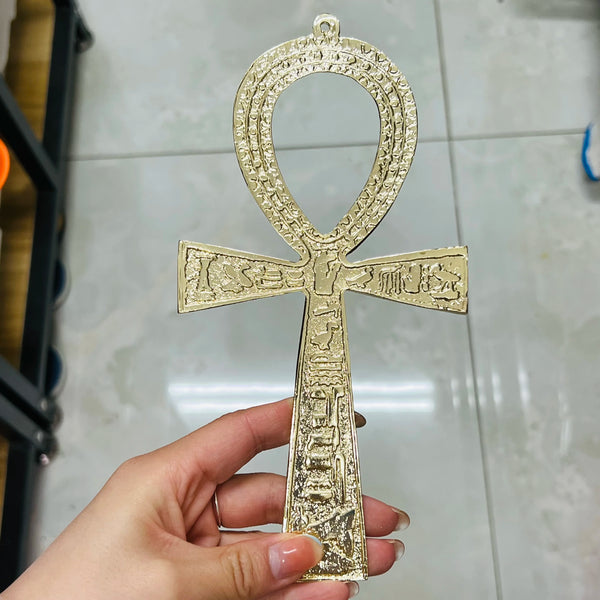 Gold Ankh Cross Pendant-ToShay.org