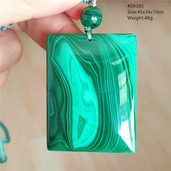 Green Malachite Chrysocolla Pendant-ToShay.org