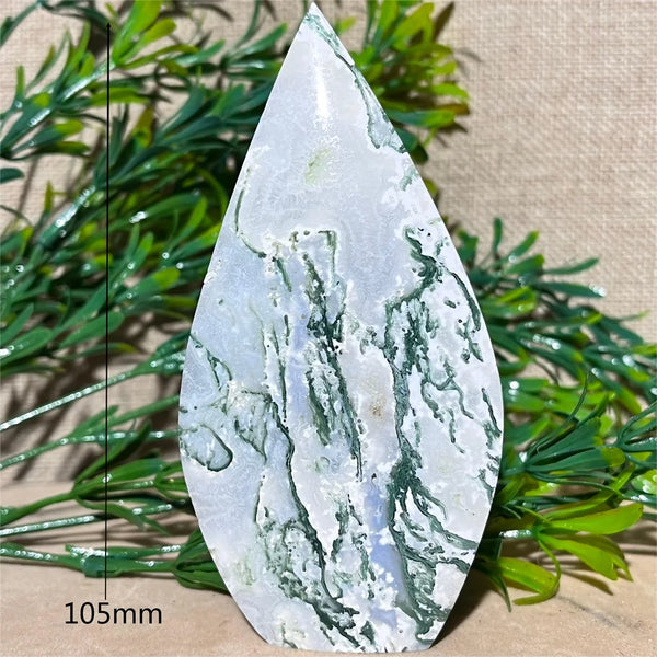 Green Moss Agate Flame-ToShay.org