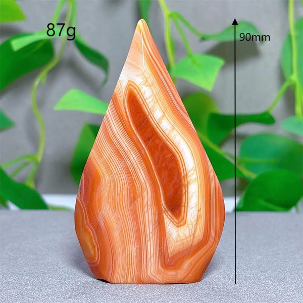 Orange Carnelian Crystal Torch-ToShay.org