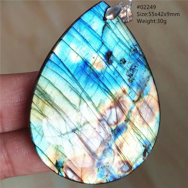 Blue Light Labradorite Pendant-ToShay.org