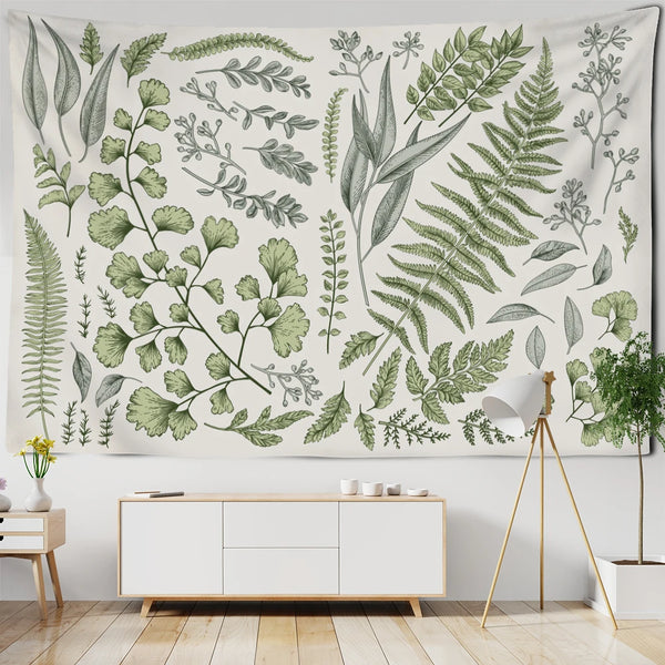 Green Plants Tapestry-ToShay.org