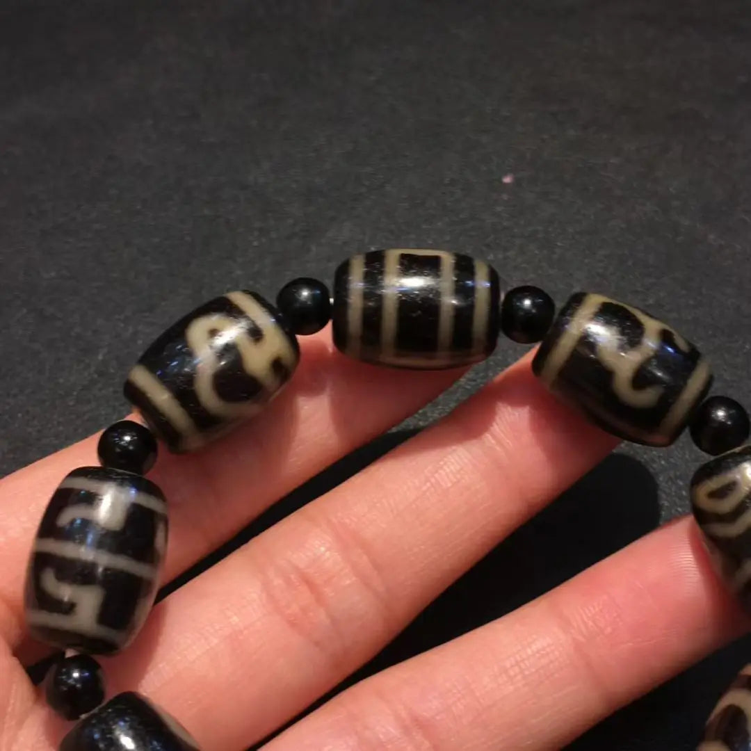 Tibetan Agate Dzi Bracelet-ToShay.org