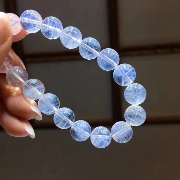 Blue Rutilated Quartz Bracelet-ToShay.org