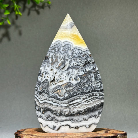 Grey Stripe Agate Torch-ToShay.org