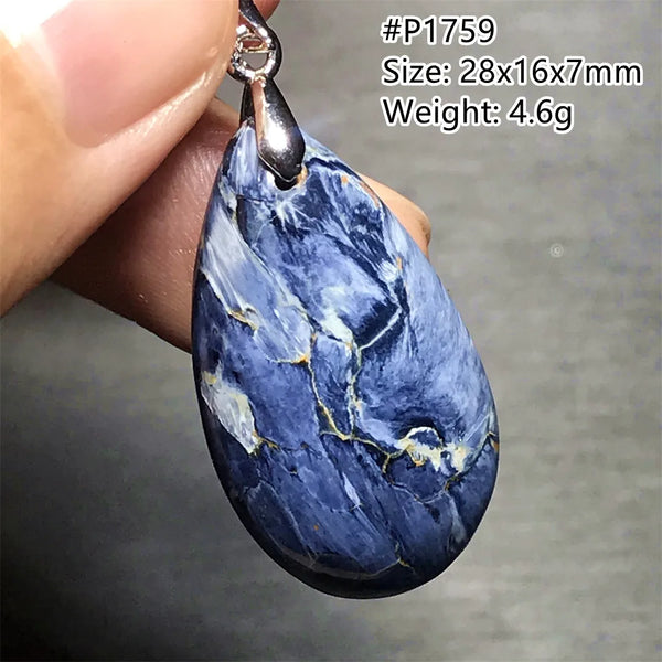 Blue Pietersite Pendant-ToShay.org