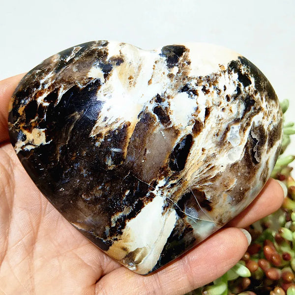 Grey Opal Crystal Heart-ToShay.org