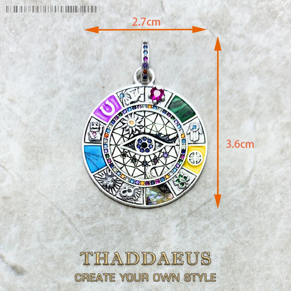 Silver Compass Amulet-ToShay.org