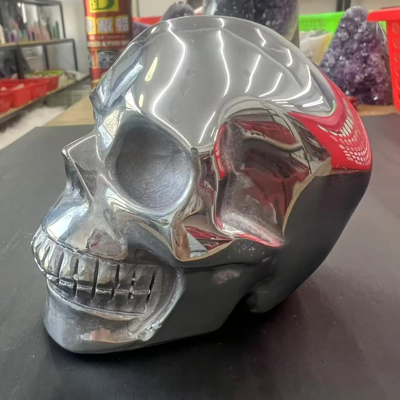 Silver Terahertz Skull-ToShay.org