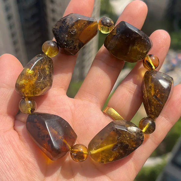 Yellow Amber Bracelet-ToShay.org