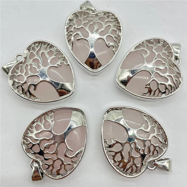 Mixed Crystal Tree Pendants-ToShay.org