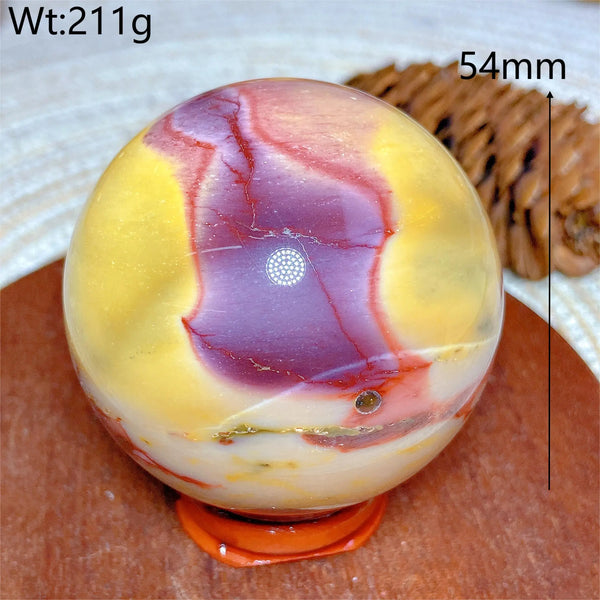 Yellow Mookaite Ball-ToShay.org