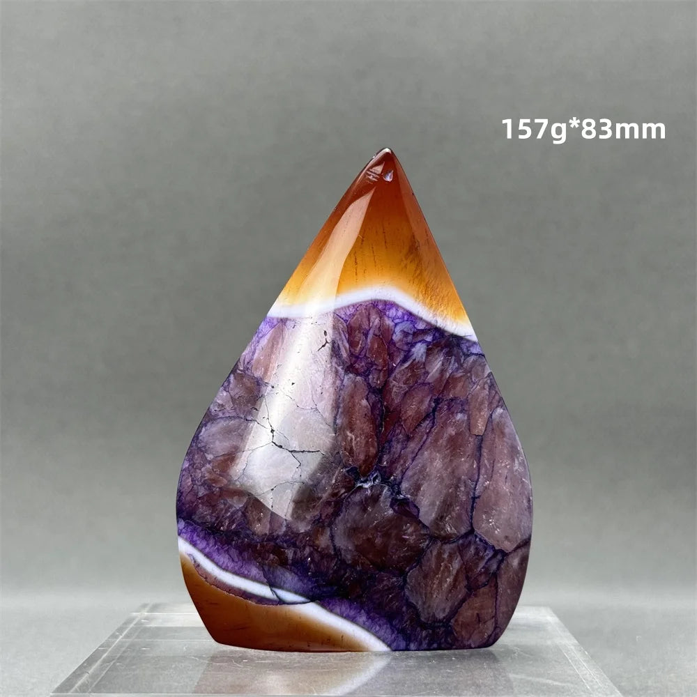 Purple Agate Torch-ToShay.org