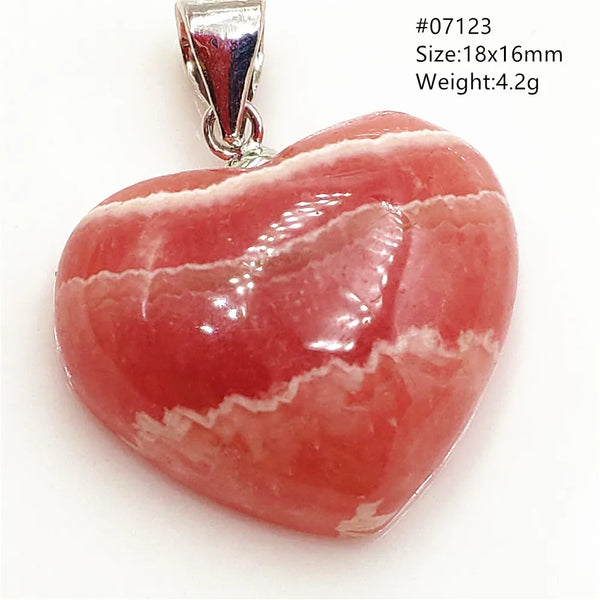 Red Rhodochrosite Pendant-ToShay.org