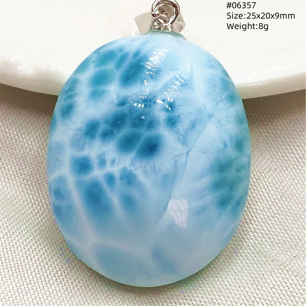 Blue Larimar Pendant-ToShay.org