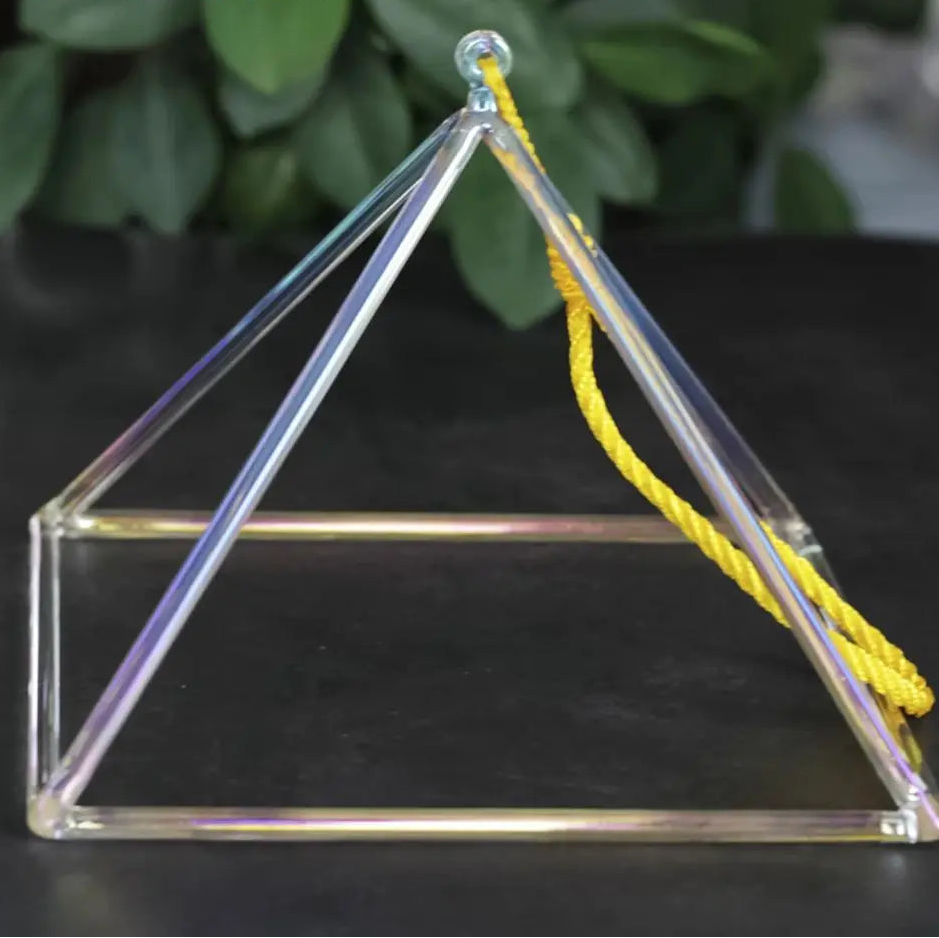 Rainbow Crystal Singing Pyramid-ToShay.org