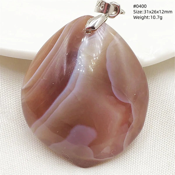 Grey Lace Agate Pendant-ToShay.org