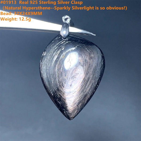 Black Hypersthene Pendant-ToShay.org
