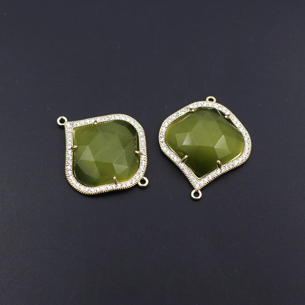 Mixed Cats Eye Charms-ToShay.org