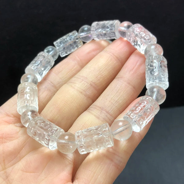 Clear Rock Quartz Bracelet-ToShay.org