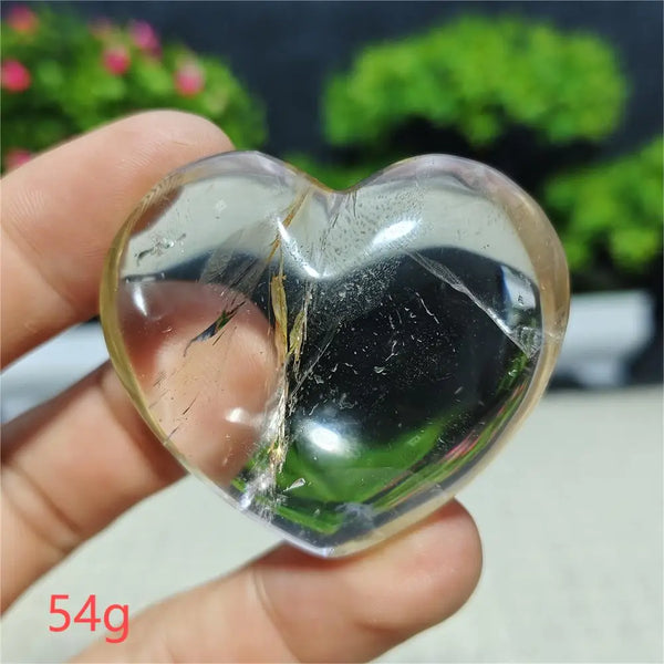 Clear Crystal Heart-ToShay.org