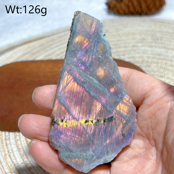 Purple Labradorite Slice-ToShay.org