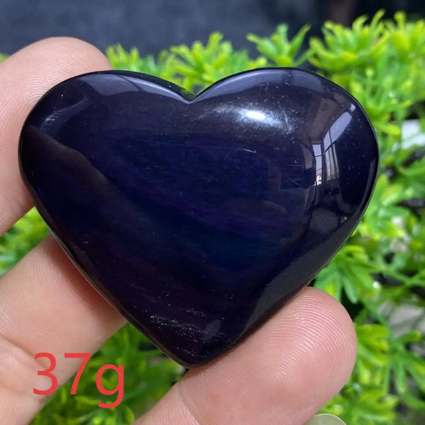 Rainbow Obsidian Heart-ToShay.org