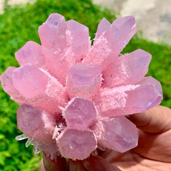 Purple Pink Crystal Cluster-ToShay.org