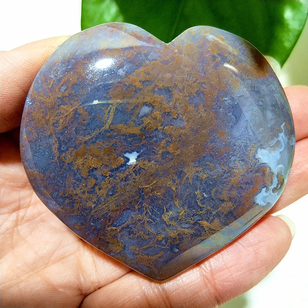 Green Moss Agate Heart-ToShay.org