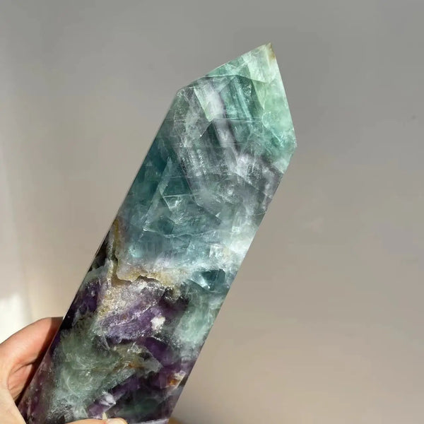 Rainbow Fluorite Obelisk-ToShay.org