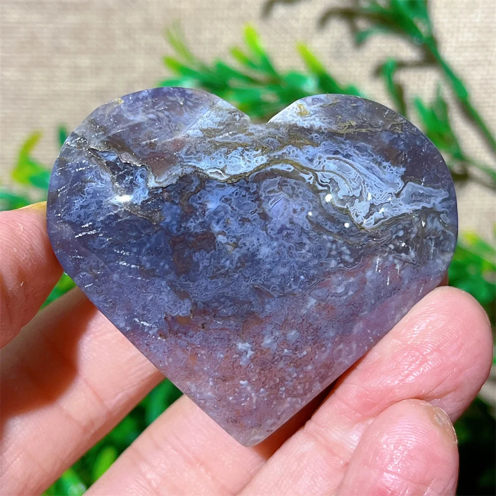 Green Moss Agate Heart-ToShay.org