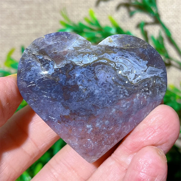 Green Moss Agate Heart-ToShay.org