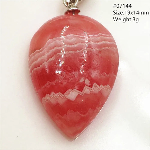 Red Rhodochrosite Pendant-ToShay.org