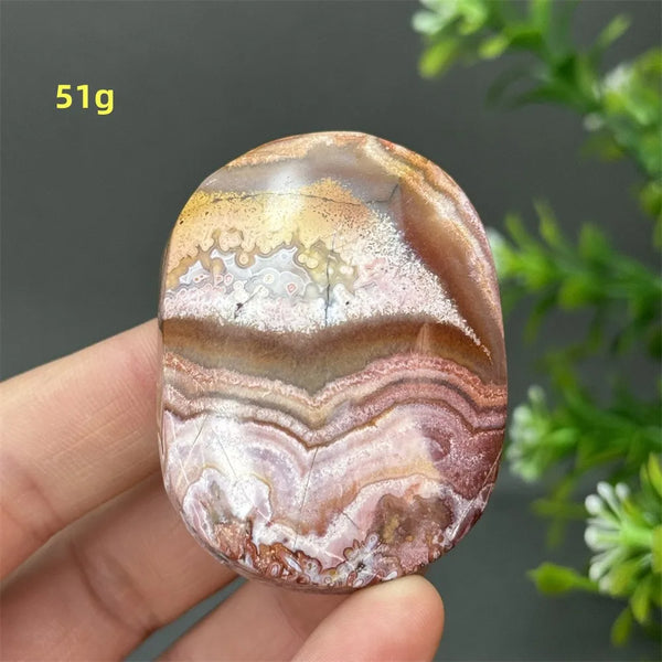 Red Agate Palm Stone-ToShay.org