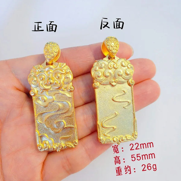 Gold Clouds Pendant-ToShay.org