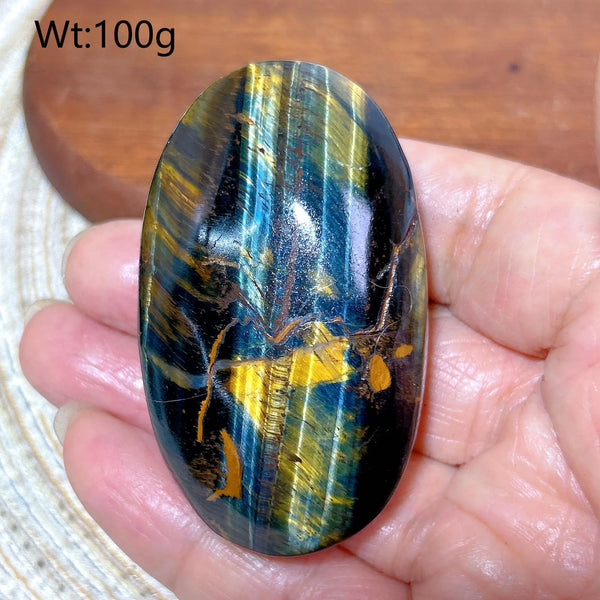 Blue Yellow Tiger Eye-ToShay.org