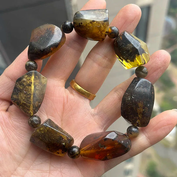 Yellow Amber Bracelet-ToShay.org