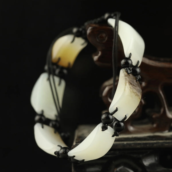 White Jade Bracelet-ToShay.org