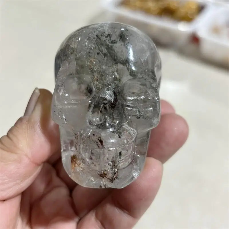 Clear Garden Quartz Skull-ToShay.org