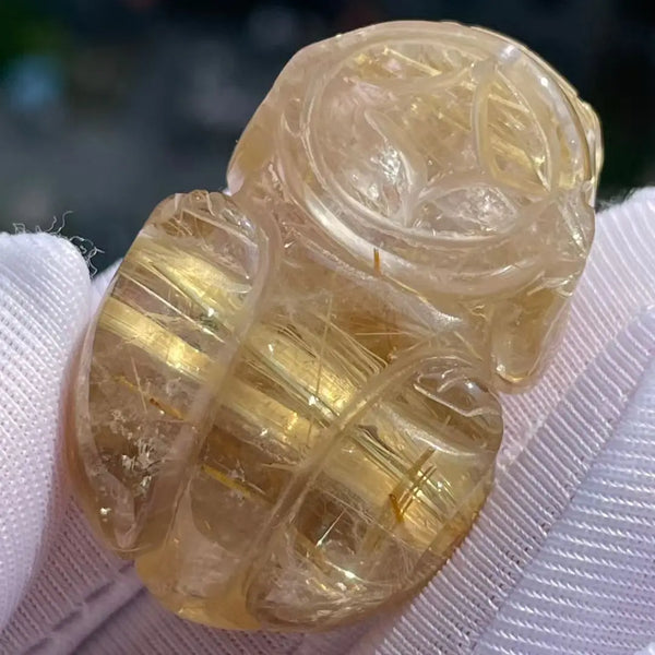 Gold Rutilated Quartz Pi Xiu-ToShay.org