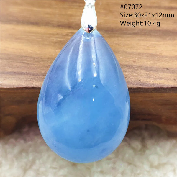 Blue Aquamarine Pendant-ToShay.org