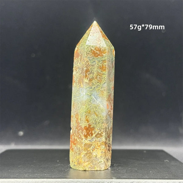 Red Moss Agate Point-ToShay.org