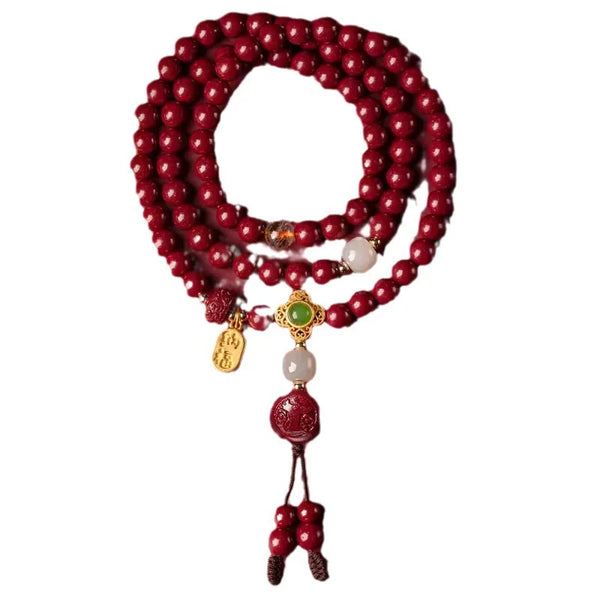 Red Cinnabar Zodiac Beads-ToShay.org