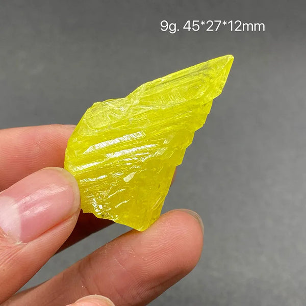 Yellow Sulfur Mineral Crystal-ToShay.org