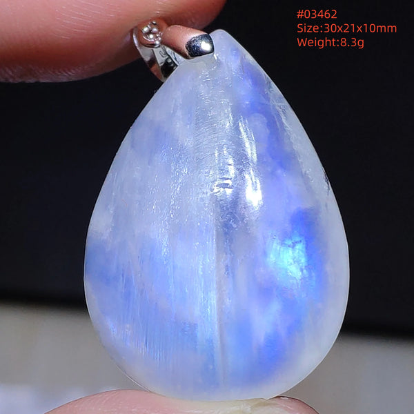 Blue Light Moonstone Pendant-ToShay.org