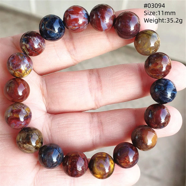 Blue Red Pietersite Bracelet-ToShay.org