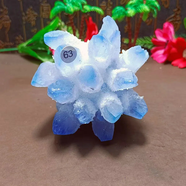 Blue Phantom Quartz Cluster-ToShay.org