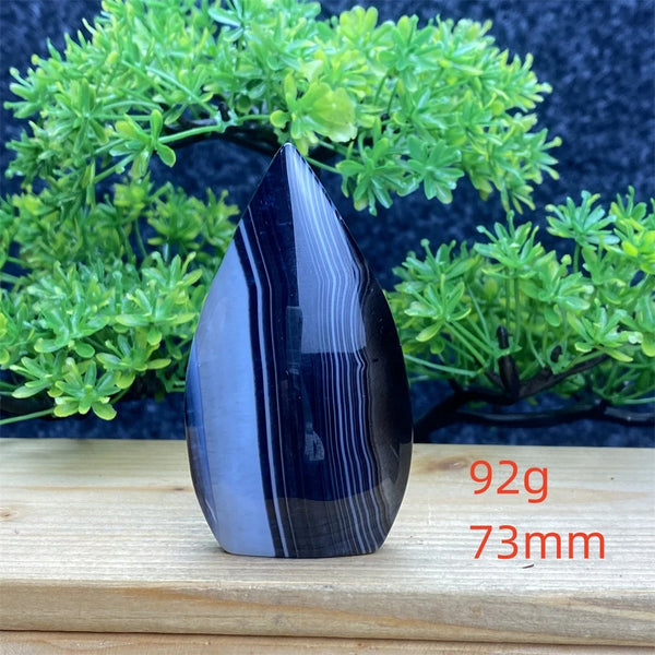 Black Silk Stripe Agate-ToShay.org